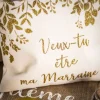Pochette - Veux-tu être ma Marraine ? - Or
