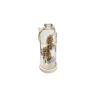 Pommes de Pain dans un Vase en Verre sur socle en bois avec LED - 31 cm