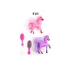 2 Poneys à Coiffer avec Ailes & Accessoires - 6cm