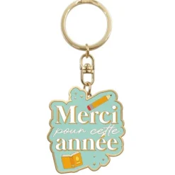 Porte-clés à paillettes - Collection Merci pour cette année - Modèle au choix