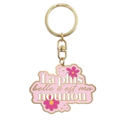 Porte-clés à paillettes - Collection Merci pour cette année - Modèle au choix