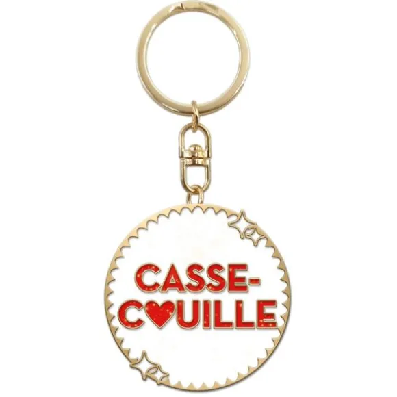 Porte-clés à paillettes humoristique - Collection Girls Club - Modèle au choix