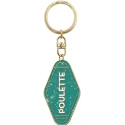 Porte-clés à paillettes humoristique - Collection Girls Club - Modèle au choix