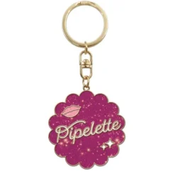 Porte-clés à paillettes humoristique - Collection Girls Club - Modèle au choix