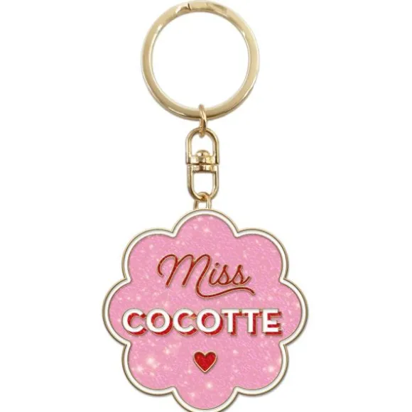 Porte-clés à paillettes humoristique - Collection Girls Club - Modèle au choix