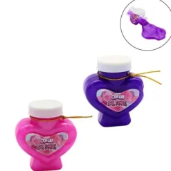 Pot de pâte à slime en forme de cœur - 55 g - Licorne - Couleur Aléatoire