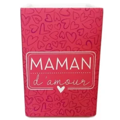 Pot en bois " Maman d'amour "