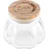 Pot en verre - Diamètre 5,5 cm - Collection Mariage Naturel