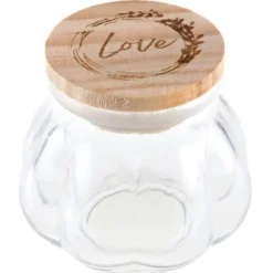 Pot en verre - Diamètre 5,5 cm - Collection Mariage Naturel
