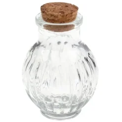 Pot en verre rond - Renaissance - 5 x 6,5 cm