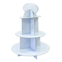 Présentoir à Cupcakes - Baby Shower - Bleu