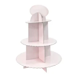 Présentoir à Cupcakes - Baby Shower - Rose