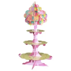 Présentoir de 3 étages à gâteaux - 29,3 x 63,7 cm - Bangoberry ®