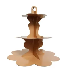 Présentoir à gâteaux de 3 étages - 37 cm - Couleur au choix
