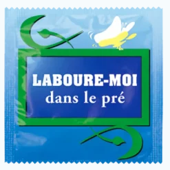 Préservatif Humoristique " Laboure-moi dans le Pré "