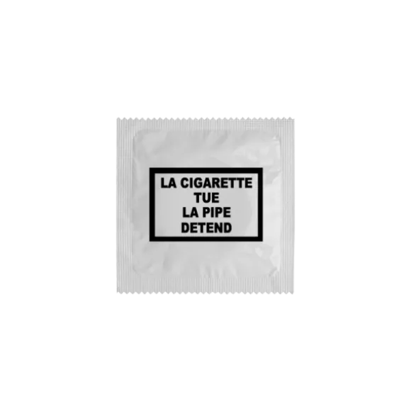 Préservatif Humoristique "La Cigarette Tue"