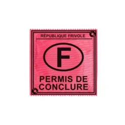 Préservatif Humoristique "Permis de Conclure"