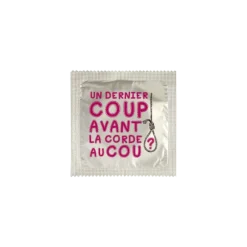 Préservatif Humoristique "Un Dernier Coup"