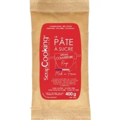 Pâte à sucre pour couverture et décorations de gâteaux - 400 grammes - Couleur au choix