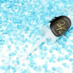 Push Pop Confettis - Couleur Bleu Ciel ou Rose