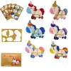 Puzzle 3D - Licorne - 12 cm - Modèle Aléatoire