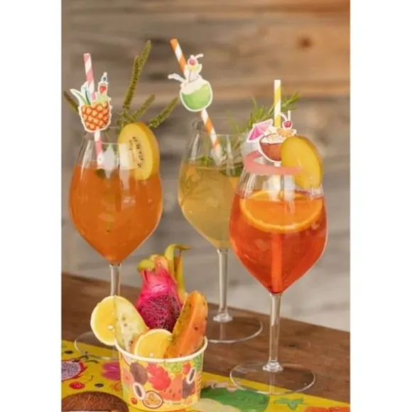10 Ramequins en Carton - Cocktail Tropical