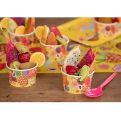 10 Ramequins en Carton - Cocktail Tropical