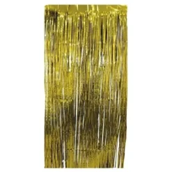 Rideau lamé métallisé - 2,4 x 1 m - Couleur au choix