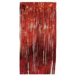 Rideau lamé métallisé - 2,4 x 1 m - Couleur au choix