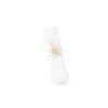 10 Ronds de serviette - Collection Pampas, Fleurs de Coton et Or
