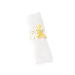 10 Ronds de serviette - Collection Mimosa