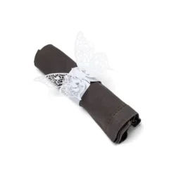 20 ronds de serviette Papillon