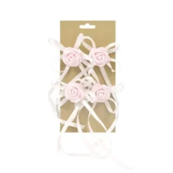 Rose sur support Abaca - Couleur au choix