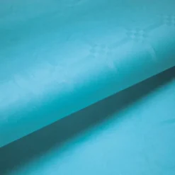 Rouleau de Nappe Damassé Bleu Caraïbes 25 m