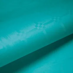 Rouleau de nappe damassé - Bleu turquoise - 50m