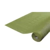 Rouleau de Nappe Damassé Vert Olive - 25 Mètres