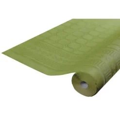 Rouleau de Nappe en papier Damassé - 6 mètres - Couleur au Choix