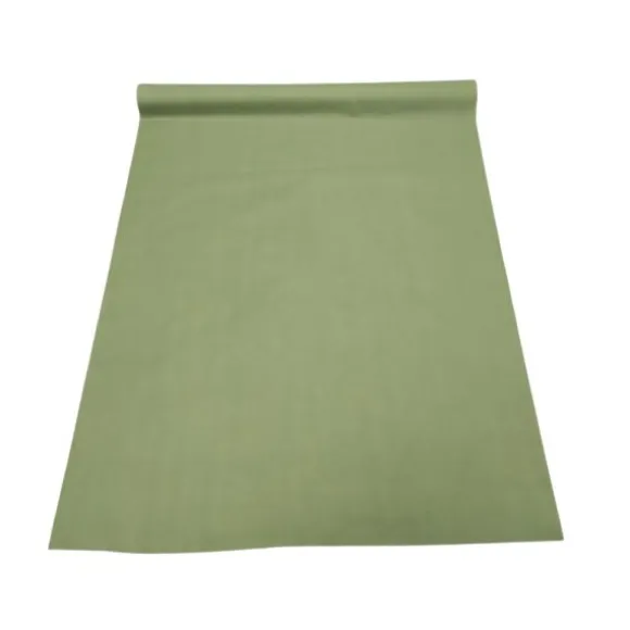 Rouleau de nappe métallisé en papier gaufré - 120 cm x 6 m - Couleur au choix