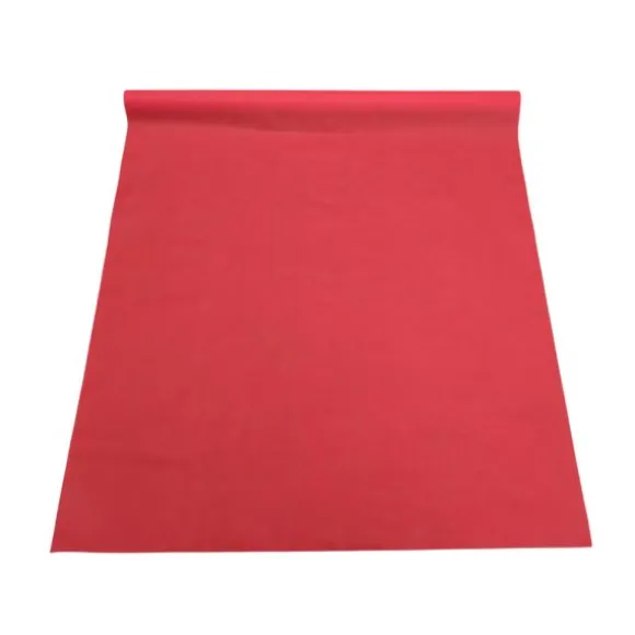 Rouleau de nappe métallisé en papier gaufré - 120 cm x 6 m - Couleur au choix