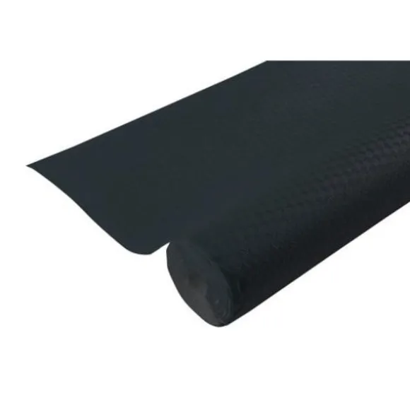 Rouleau de nappe métallisé en papier gaufré - 120 cm x 6 m - Couleur au choix