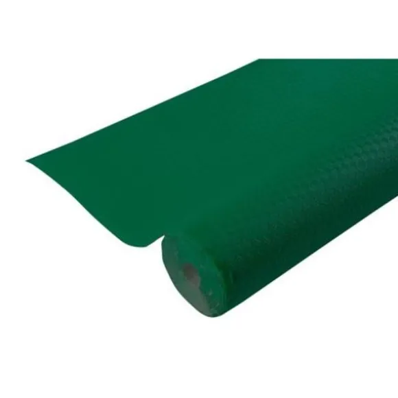 Rouleau de nappe métallisé en papier gaufré - 120 cm x 6 m - Couleur au choix