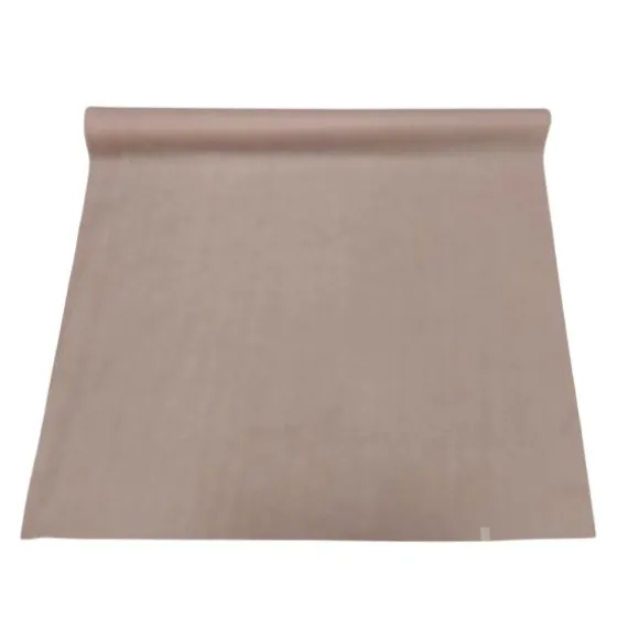 Rouleau de nappe métallisé en papier gaufré - 120 cm x 6 m - Couleur au choix