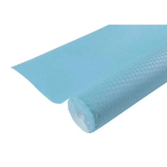 Rouleau de nappe métallisé en papier gaufré - 120 cm x 6 m - Couleur au choix