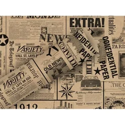 Rouleau de papier cadeau kraft - 2 x 0,7 m - By Nature "Journal"