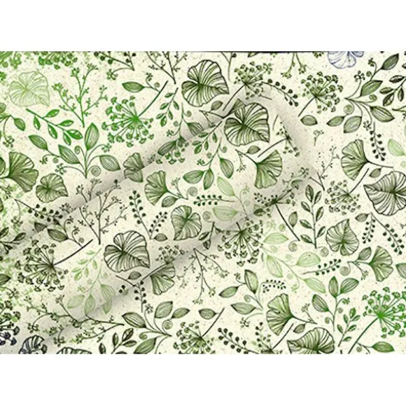 Rouleau de papier cadeau - 1,5 x 0,7 m - By Nature "Botanic Mix"