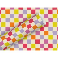 Rouleau de papier cadeau - 2 x 0,7 m - Check Up Candy