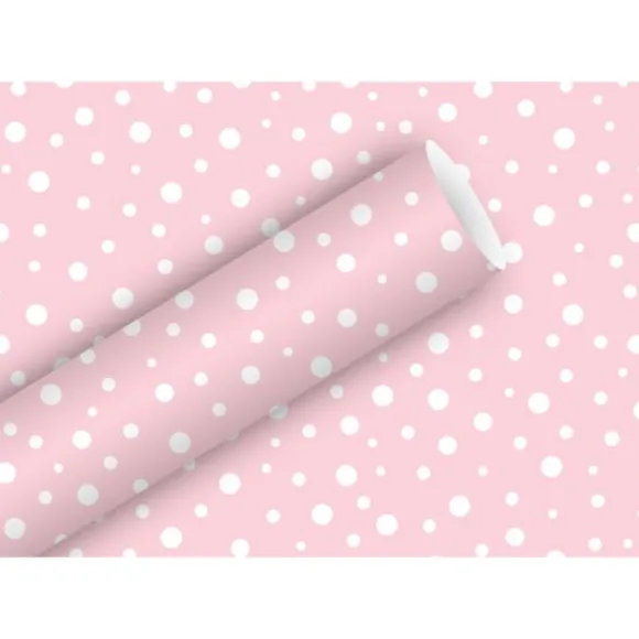 Rouleau de papier cadeau - 2 x 0,7 m - Flying Friends Rose