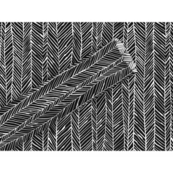 Rouleau de papier cadeau - 2 x 0,7 m - Graphix Noir et Blanc