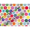 Rouleau de papier cadeau - 1,5 x 0,7 m - Happy Birthday Bulles