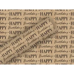 Rouleau de papier cadeau - 1,5 x 0,7 m - Happy Birthday Bulles